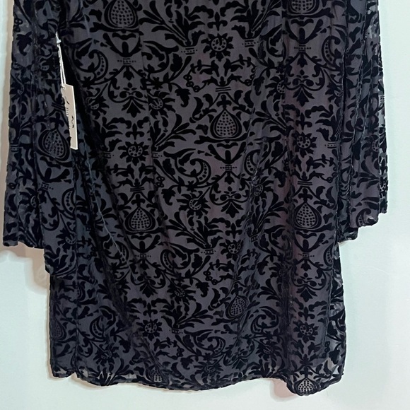 NWT Nanette Lepore Floral Velvety Lined Dress Sz 8 - Picture 3 of 10